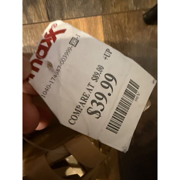 NWT Franco Sarto Kelli Tan Strappy Heels Size 7.5 - Picture 16 of 16